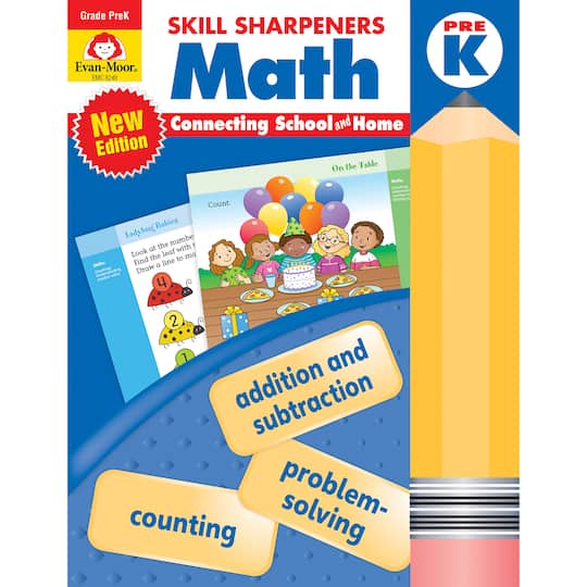 Evan-Moor Educational Publishers Skill Sharpeners: Math, Grade PreK